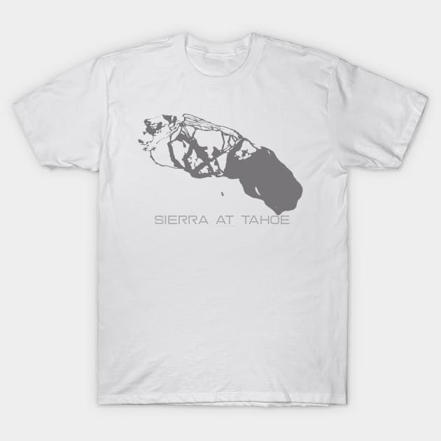 Sierra At Tahoe Resort 3D T-Shirt by Mapsynergy